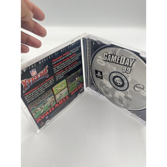 NFL GameDay 99 PS1 PlayStation 1 - Complete CIB - Ships Fast! - Picture 3 of 6